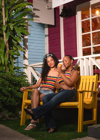 Multi-Coloured Halter